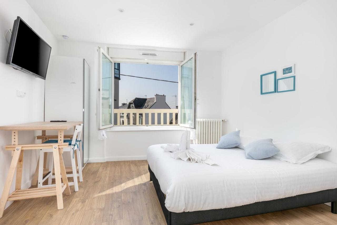 La Recouvrance : Chambre Spacieuse Avec Sdb Privative, Cuisine Et Salon Partages, Terrasse, Proche Facs Et Centre 브레스트 외부 사진